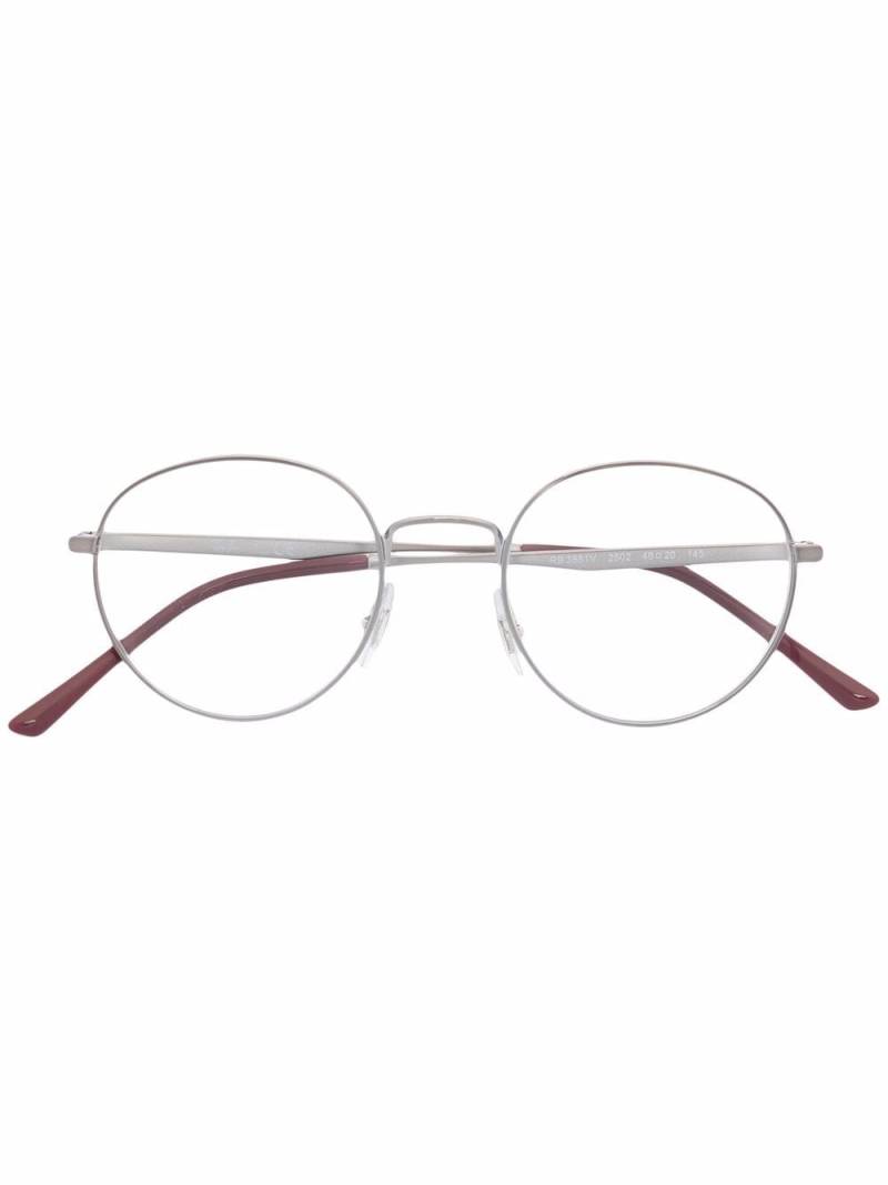 Ray-Ban round-frame glasses - Metallic von Ray-Ban