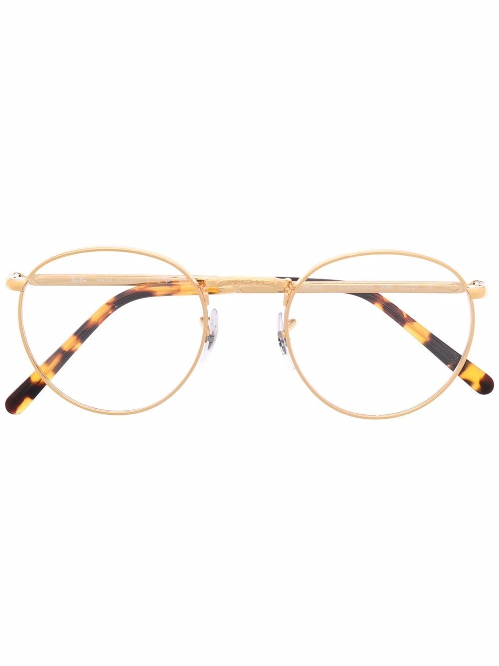 Ray-Ban round-frame optical glasses - Gold von Ray-Ban