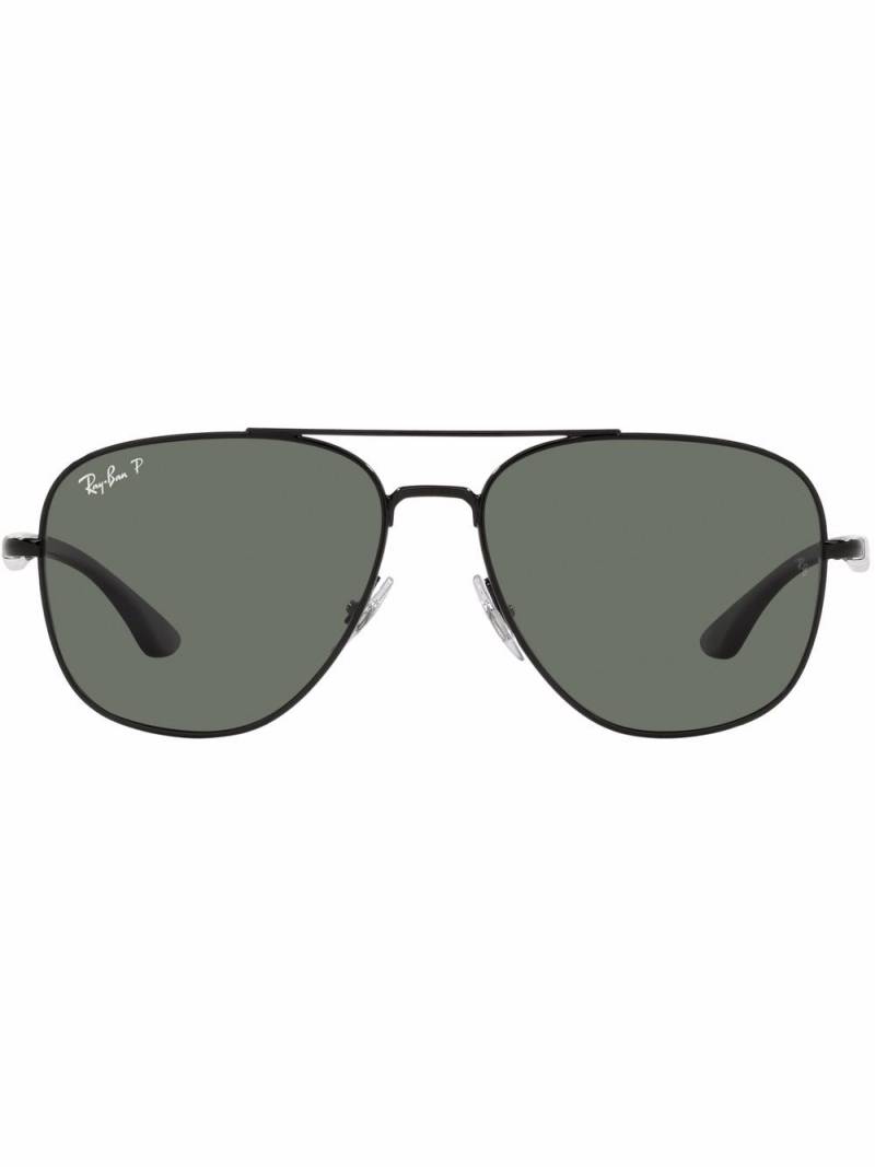 Ray-Ban square-frame aviator sunglasses - Black von Ray-Ban