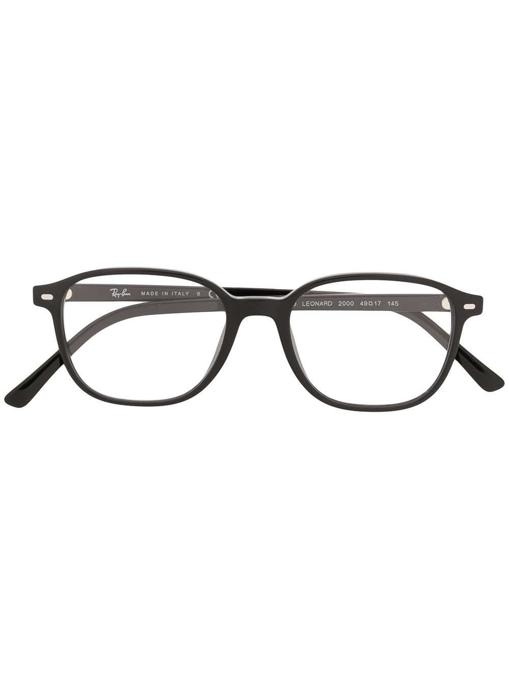 Ray-Ban square frame glasses - Black von Ray-Ban