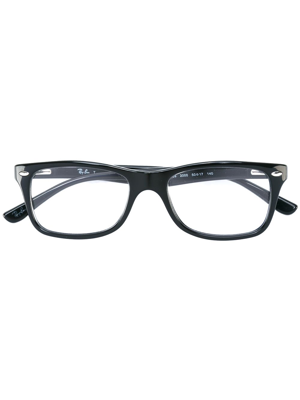 Ray-Ban square frame glasses - Black von Ray-Ban