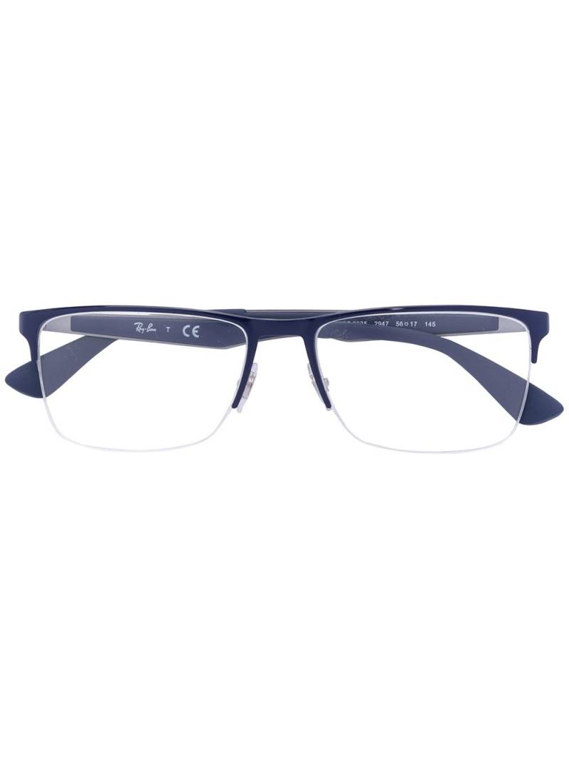 Ray-Ban square frame glasses - Blue von Ray-Ban