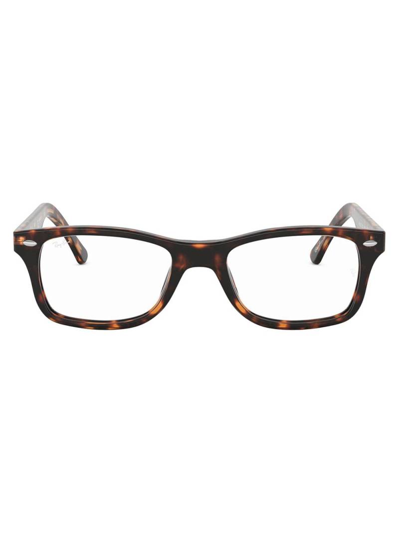 Ray-Ban square-frame glasses - Brown von Ray-Ban