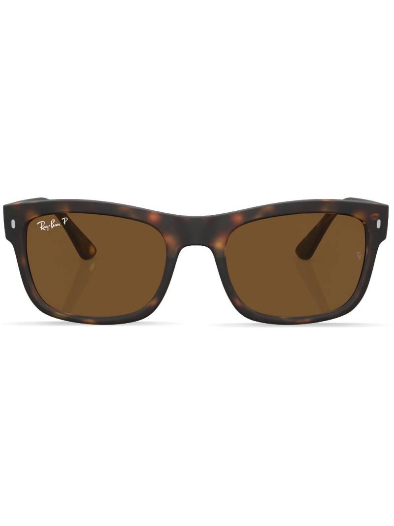 Ray-Ban square-frame tortoiseshell sunglasses - Green von Ray-Ban