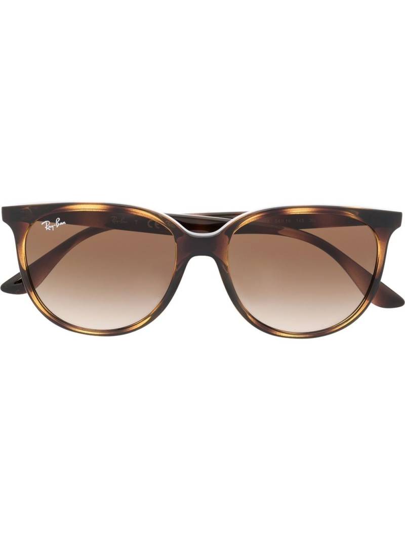 Ray-Ban tortoise square-frame sunglasses - Brown von Ray-Ban