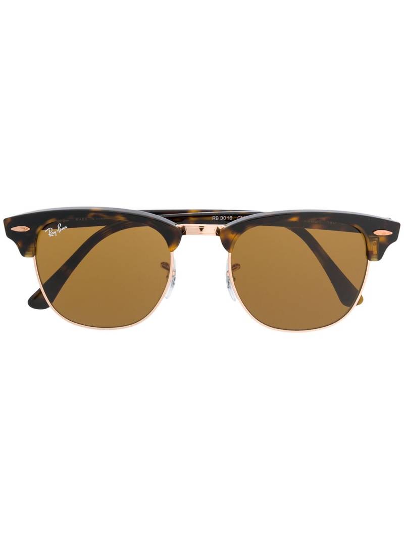 Ray-Ban tortoiseshell Clubmaster sunglasses - Brown von Ray-Ban