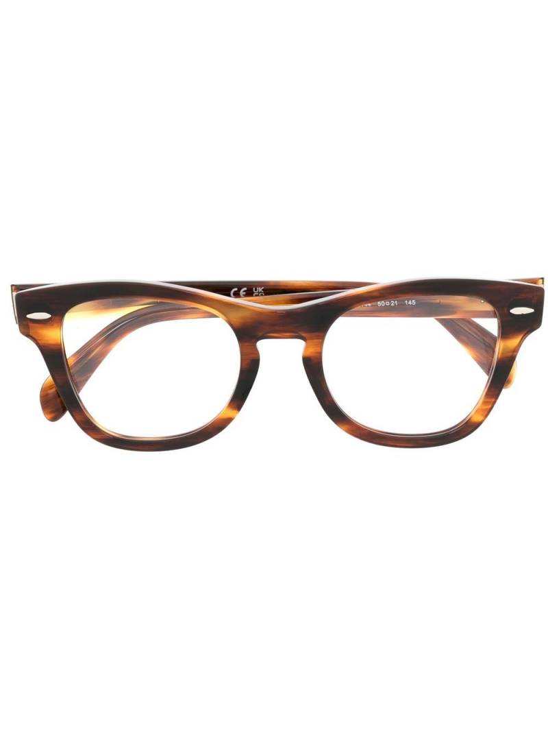 Ray-Ban tortoiseshell-effect optical glasses - Brown von Ray-Ban