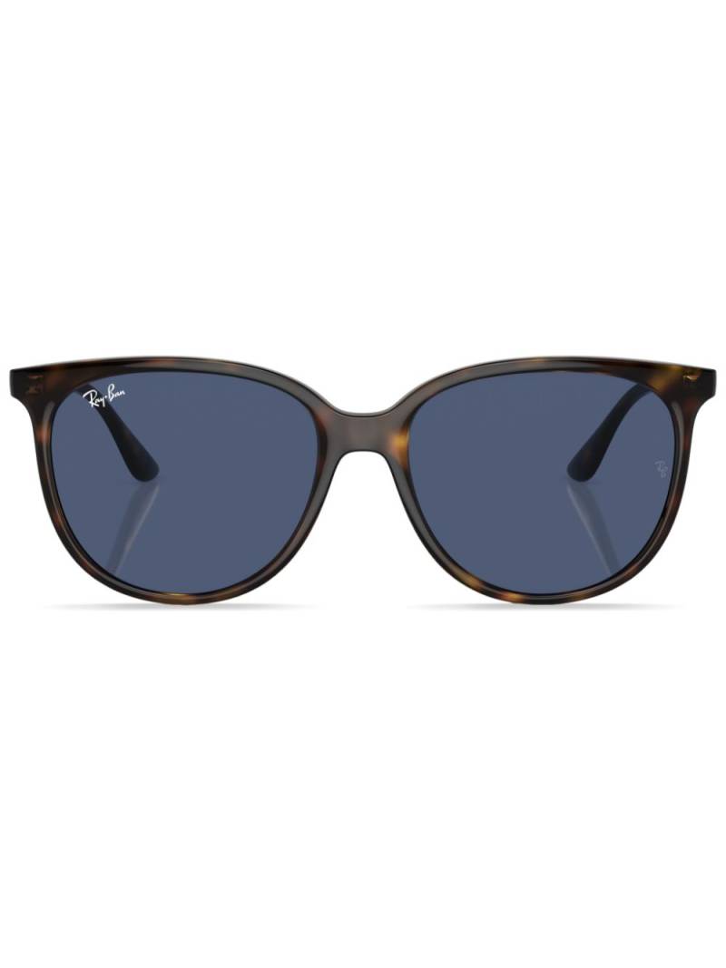 Ray-Ban tortoiseshell-effect square-frame sunglasses - Green von Ray-Ban