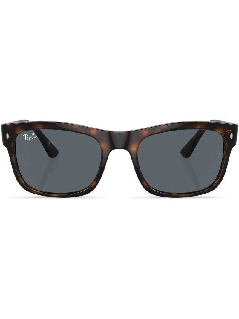 Ray-Ban tortoiseshell-effect square-frame sunglasses - Green von Ray-Ban