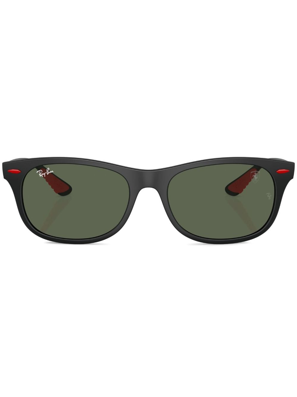 Ray-Ban x Scuderia Ferrari Wayfarer Liteforce square-frame sunglasses - Black von Ray-Ban