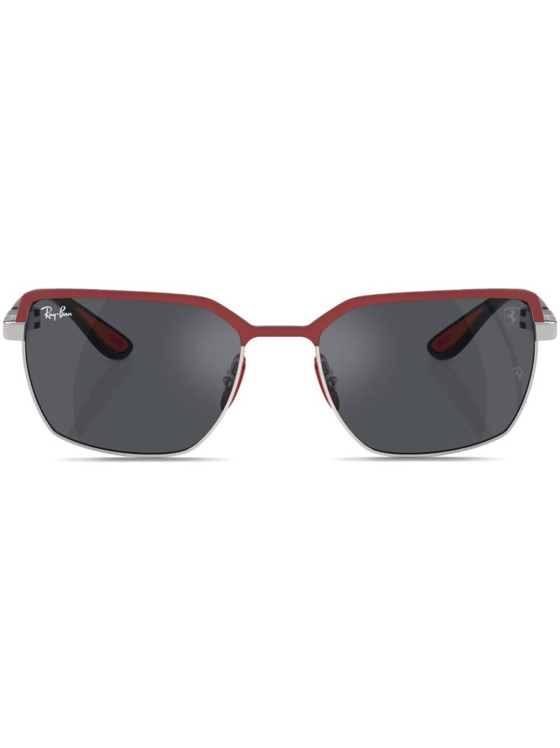 Ray-Ban x Scuderia Ferrari square-frame sunglasses - Red von Ray-Ban