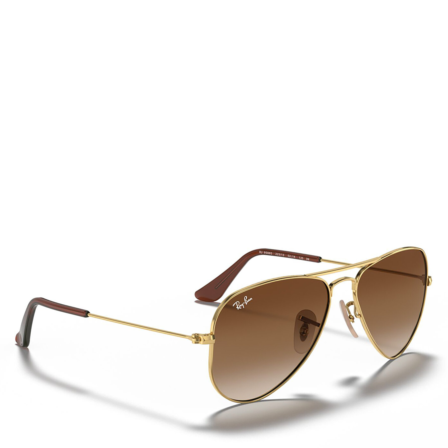 Kinder Sonnenbrillen Ray-Ban Aviator 0RJ9506S 223/13 Goldfarben von Ray-Ban