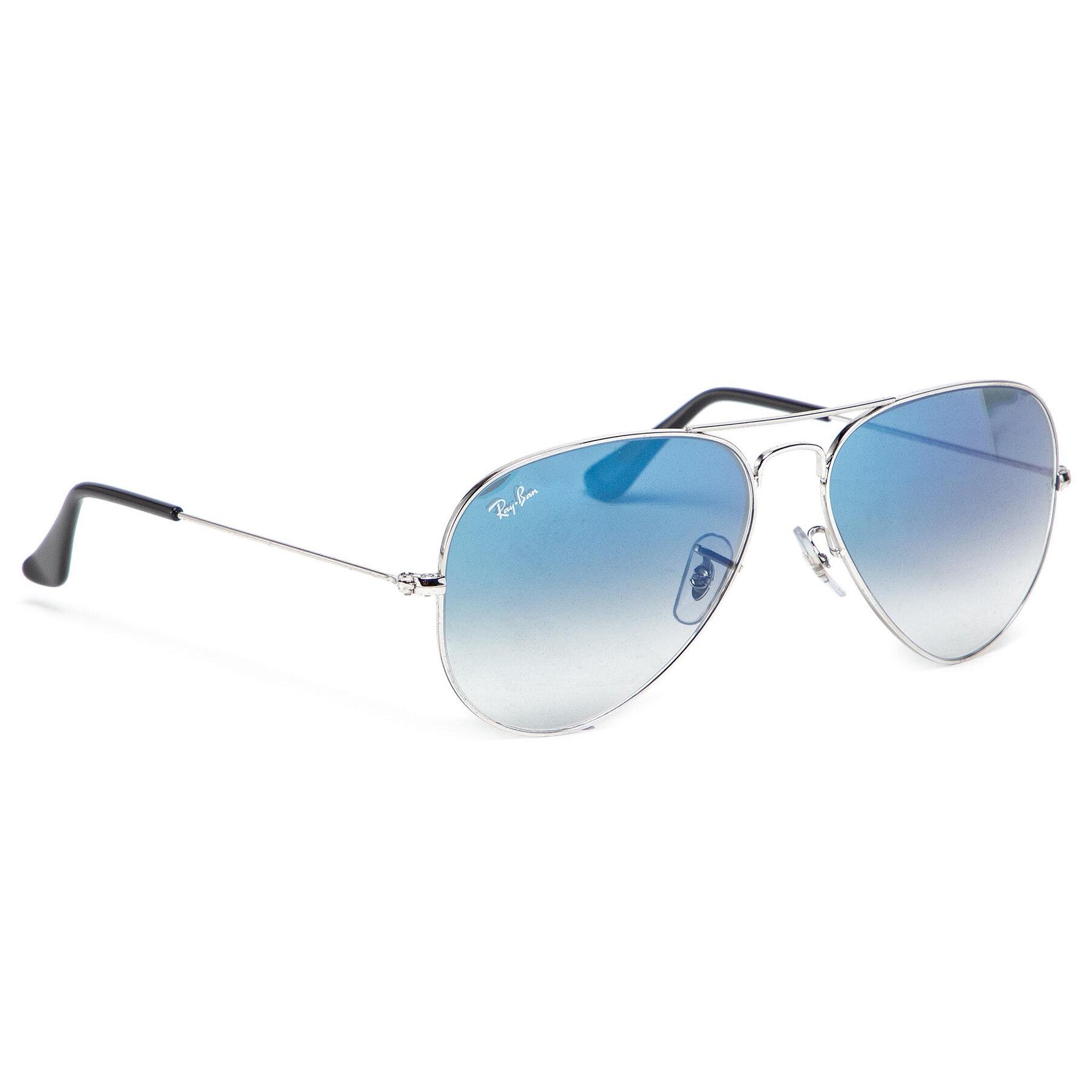 Sonnenbrillen Ray-Ban Aviator Gradient 0RB3025 003/3F Silberfarben von Ray-Ban