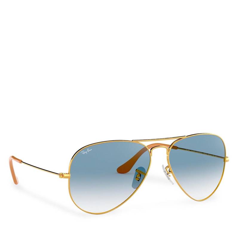 Sonnenbrillen Ray-Ban Aviator Large Metal 0RB3025 001/3F Goldfarben von Ray-Ban