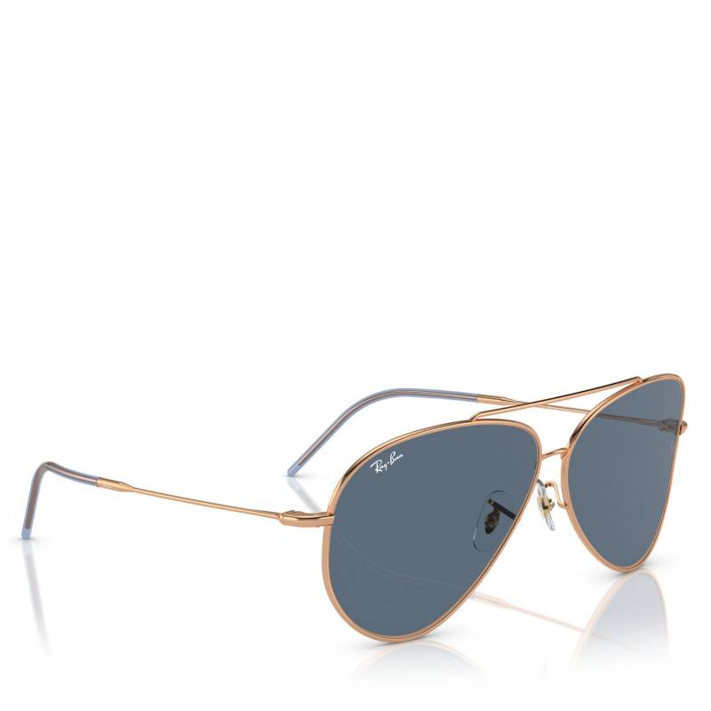 Sonnenbrillen Ray-Ban Aviator Reverse 0RBR0101S 92023A Rosé vergoldet von Ray-Ban