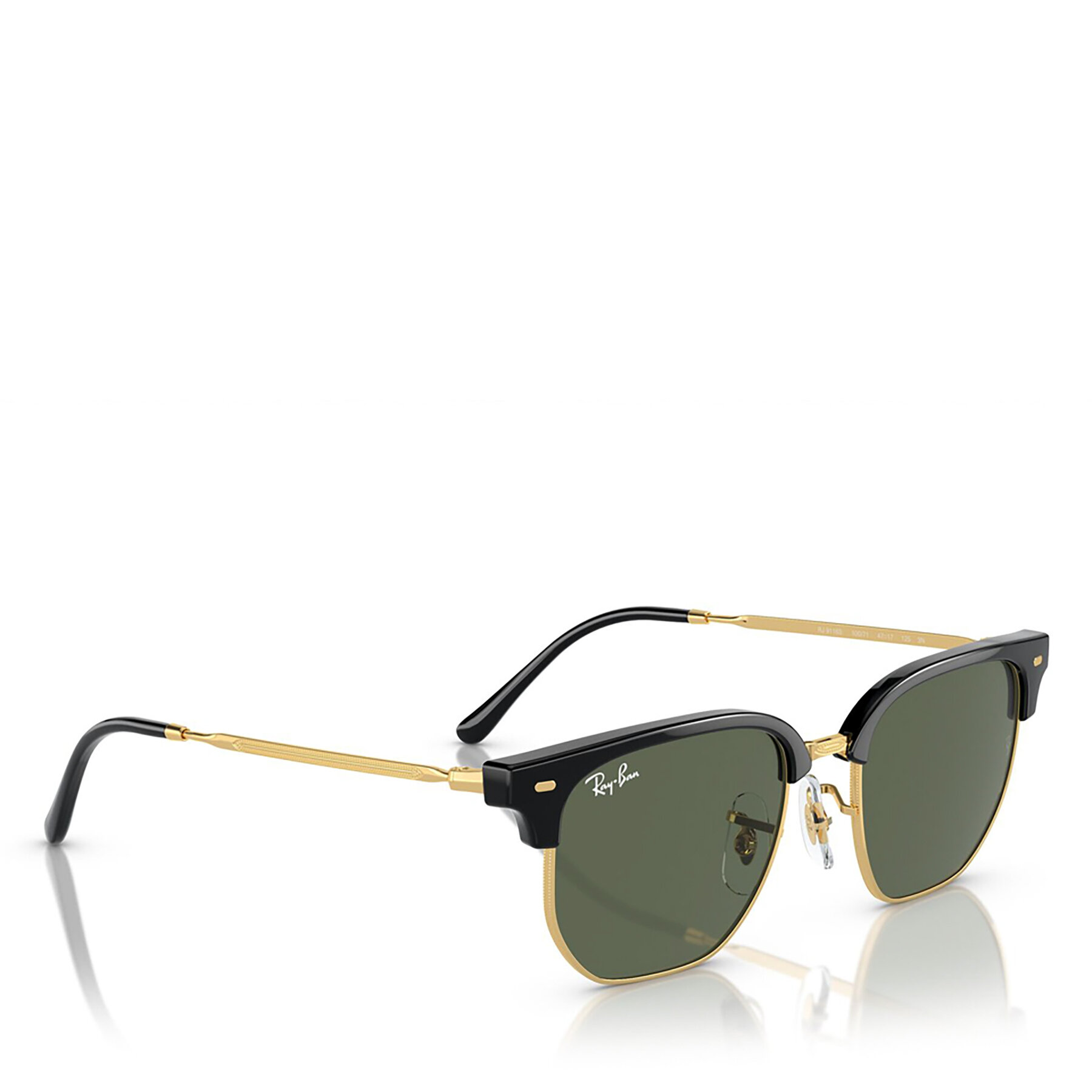 Kinder Sonnenbrillen Ray-Ban New Clubmaster 0RJ9116S 100/71 Goldfarben von Ray-Ban