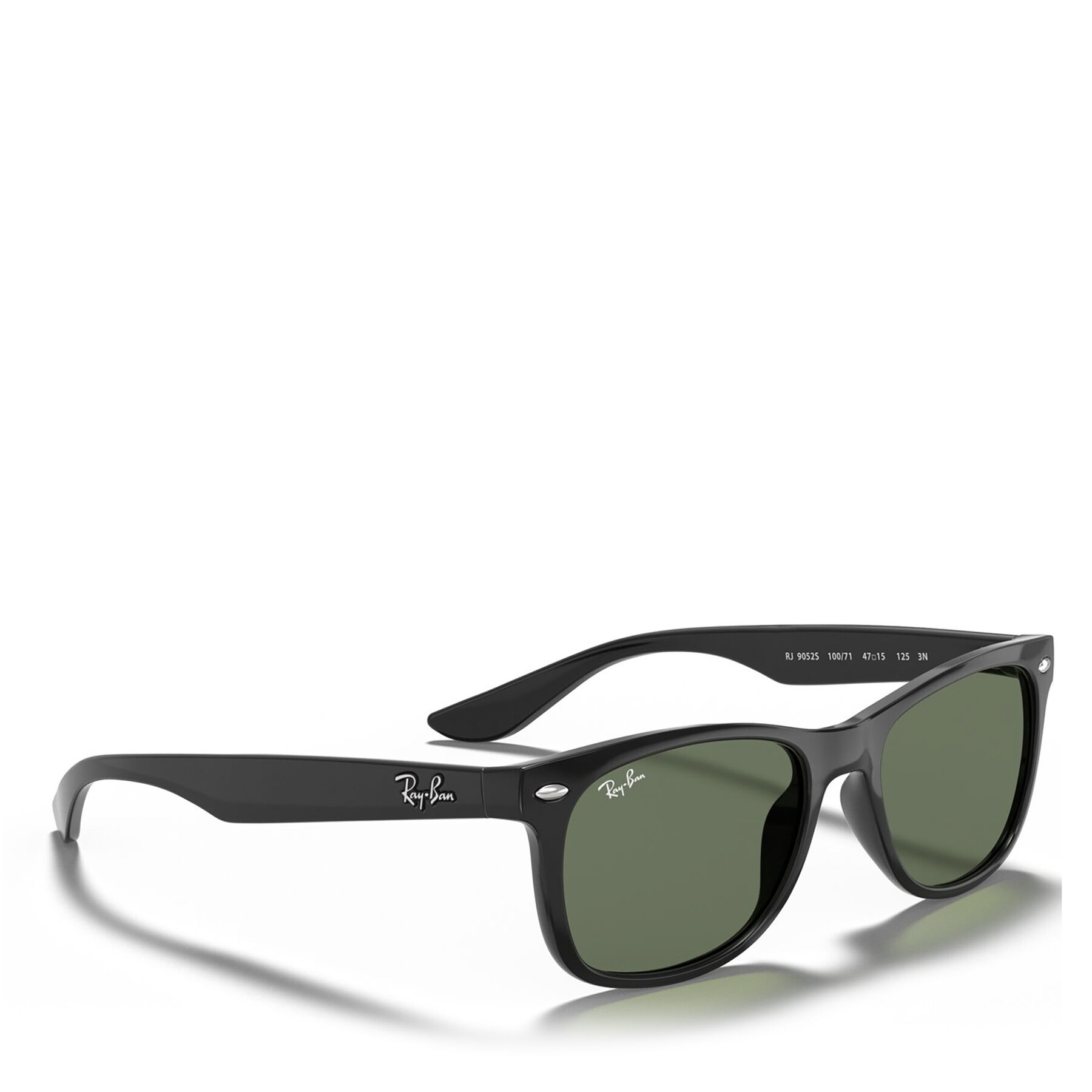 Kinder Sonnenbrillen Ray-Ban New Wayfarer 0RJ9052S 100/71 Schwarz von Ray-Ban