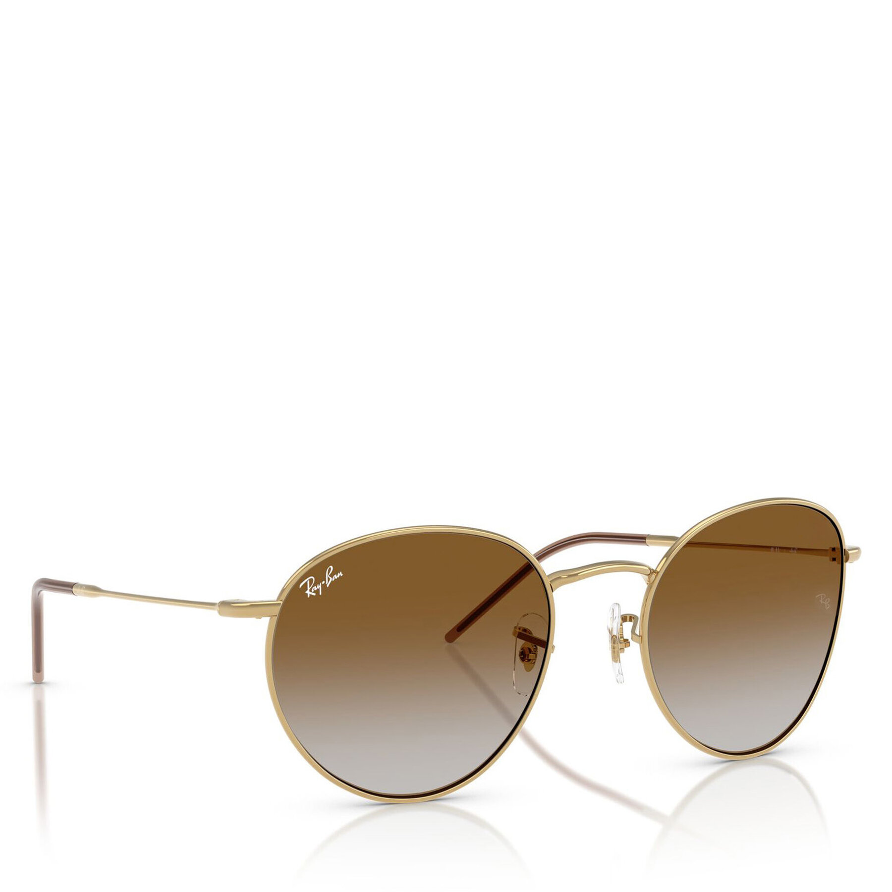 Sonnenbrillen Ray-Ban Round Reverse 0RBR0103S 001/CB53 Goldfarben von Ray-Ban