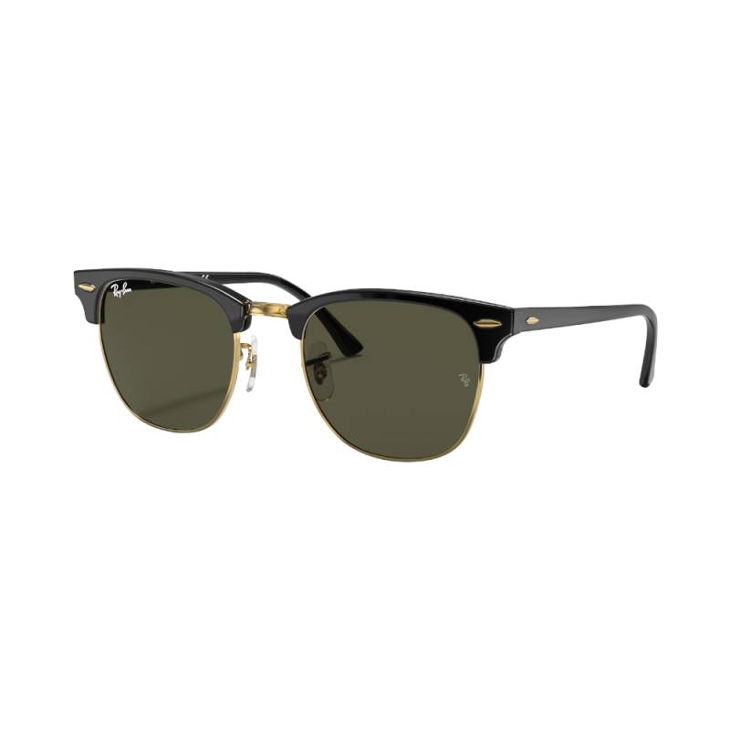 Ray-Ban CLUBMASTER Grün / Schwarz auf Gold M von RayBan