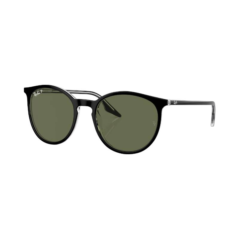 Ray-Ban RB2204 Grün polarisiert, Schwarz /Transparent M von RayBan