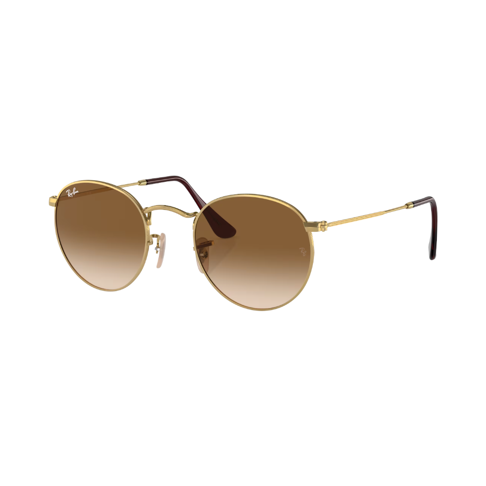 Ray-Ban ROUND METAL Braun auf Gold S von RayBan