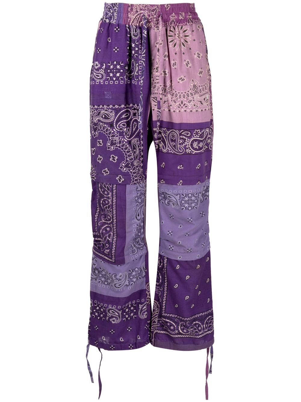 Readymade bandana-print straight trousers - Purple von Readymade