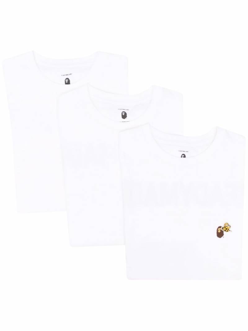 Readymade bee patch T-shirt - White von Readymade