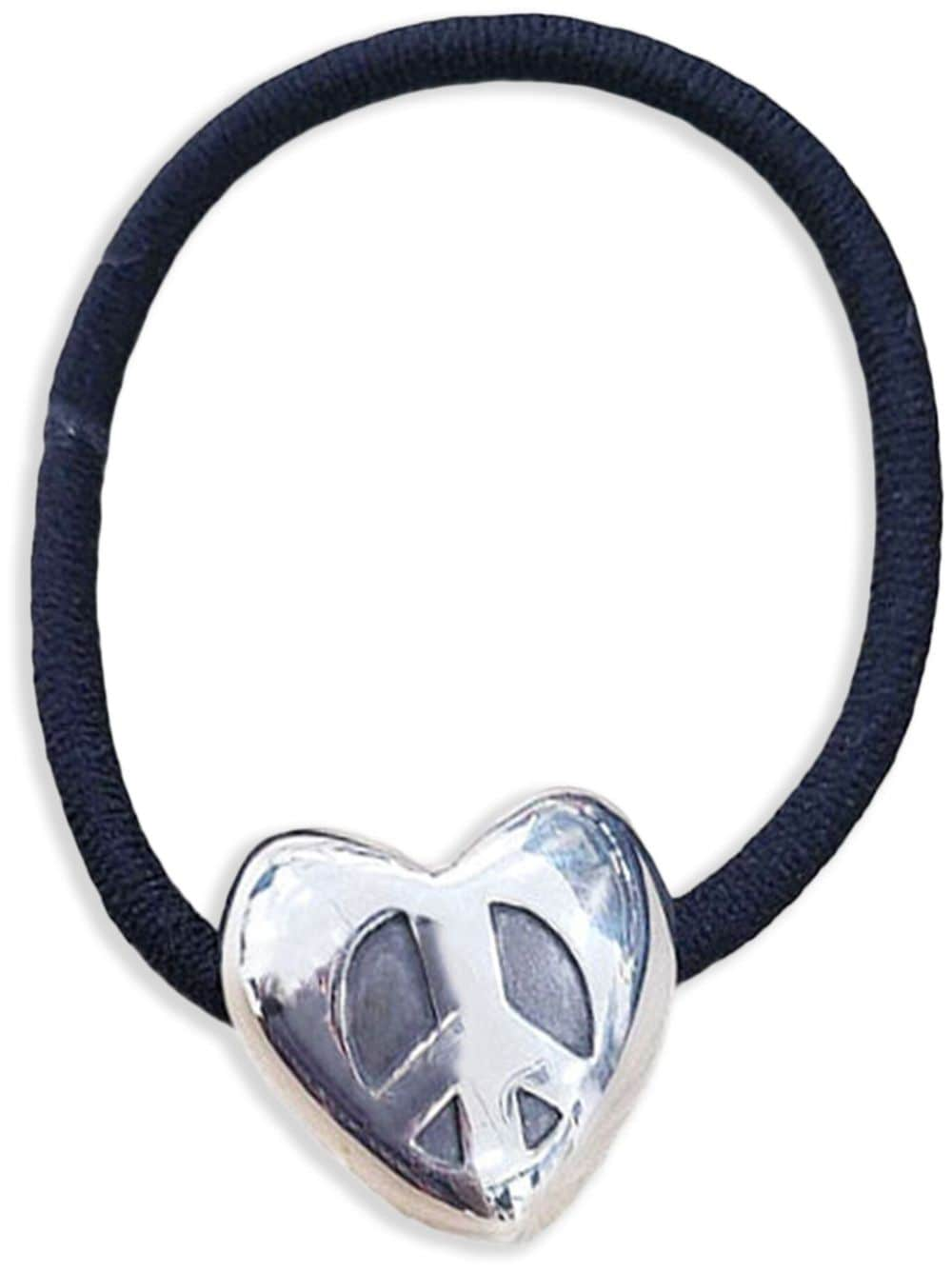 Readymade heart-shaped hair tie - Black von Readymade