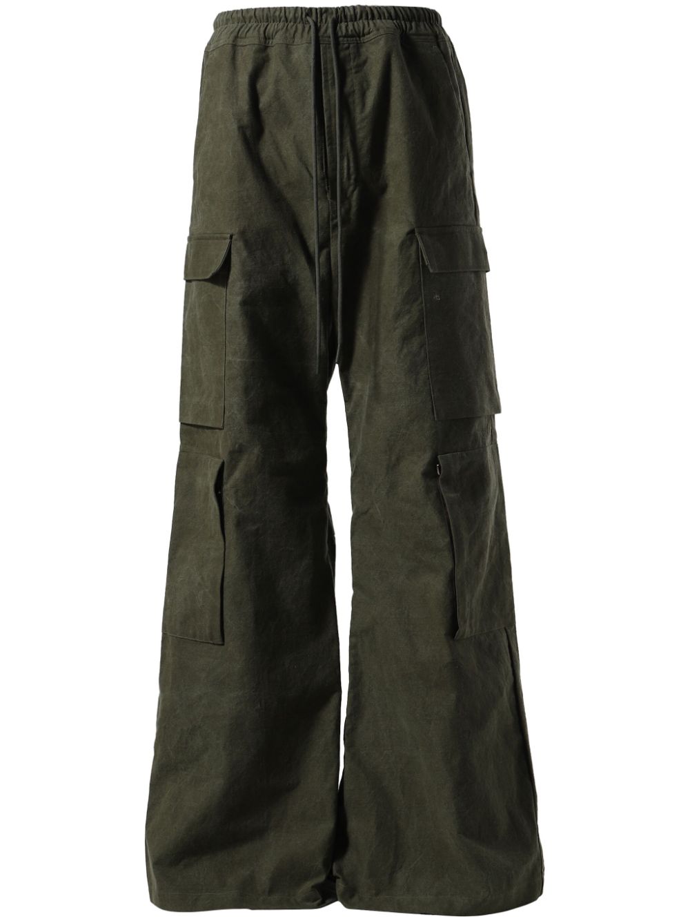 Readymade logo-embroidered cargo trousers - Green von Readymade