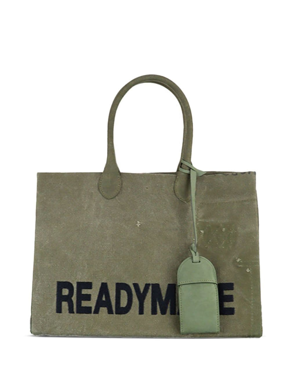 Readymade logo-print tote bag - Green von Readymade