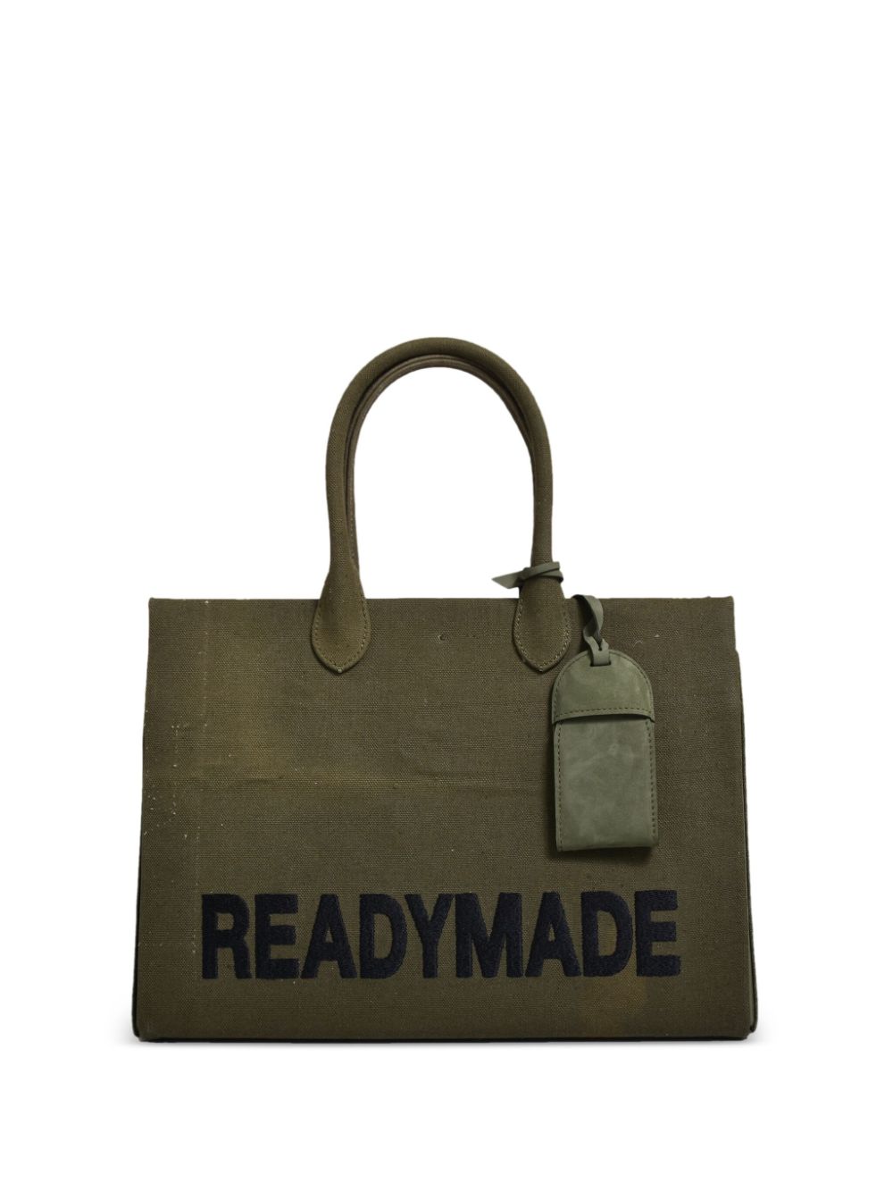 Readymade logo-print tote bag - Green von Readymade