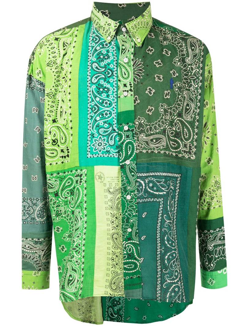 Readymade paisley-print shirt - Green von Readymade