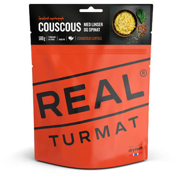 Real Turmat - Couscous with Lentiles and Spinach Gr 121 g von Real Turmat