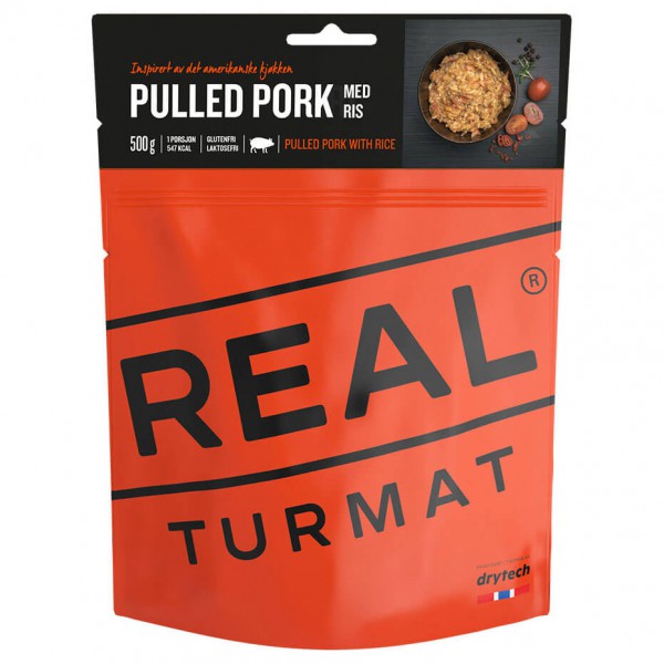 Real Turmat - Pulled Pork with Rice - Expeditionsnahrung Gr 121 g von Real Turmat