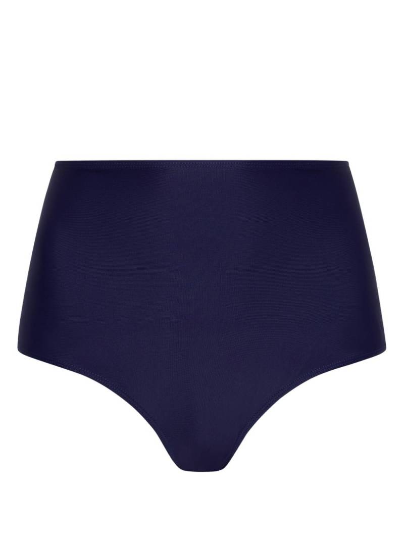 Rebecca Vallance Alba high-waisted bikini bottoms - Blue von Rebecca Vallance