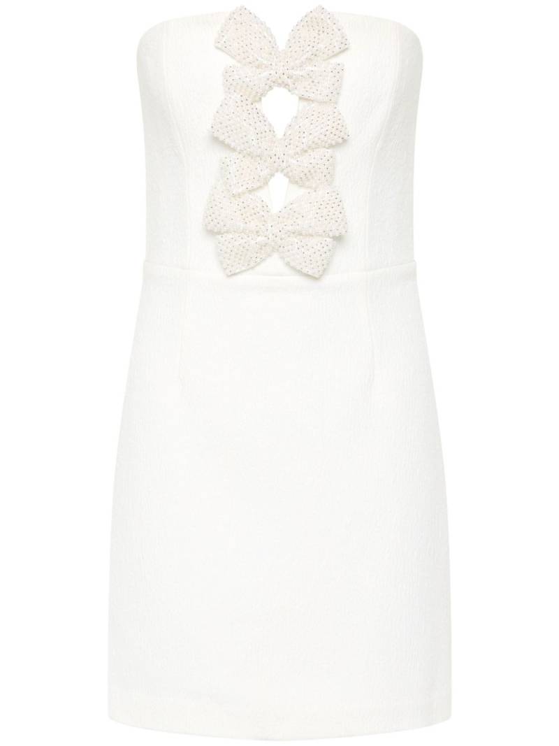 Rebecca Vallance Alicia Strapless mini dress - White von Rebecca Vallance