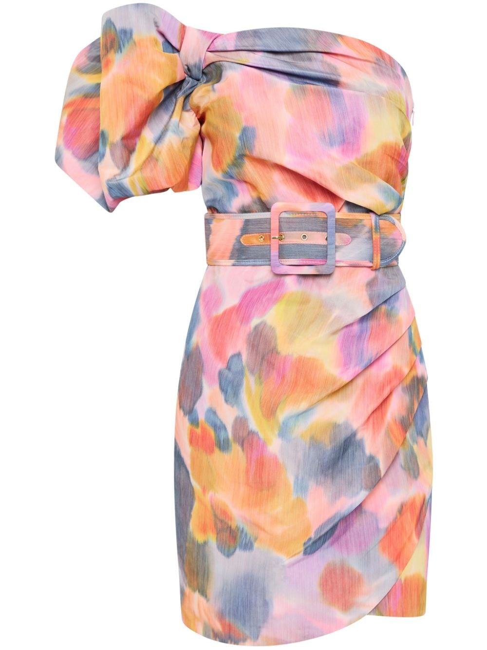 Rebecca Vallance Amaya abstract-print mini dress - Pink von Rebecca Vallance