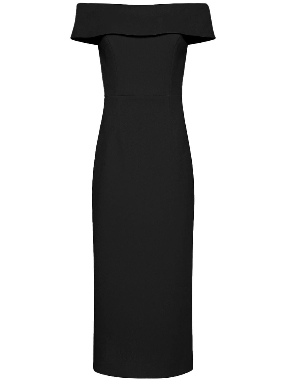 Rebecca Vallance Amore off-shoulder midi dress - Black von Rebecca Vallance