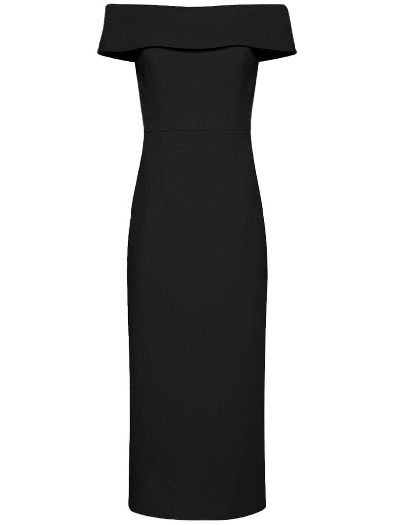 Rebecca Vallance Amore off-shoulder midi dress - Black von Rebecca Vallance