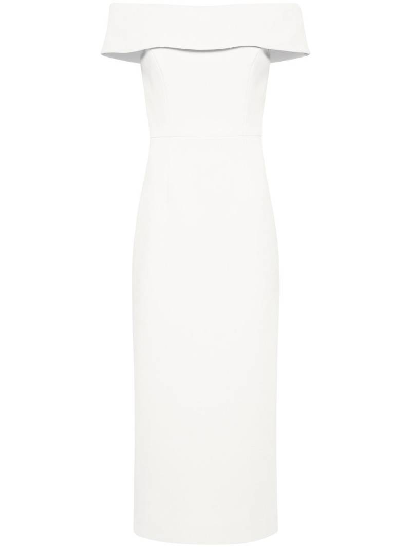 Rebecca Vallance Amore off-shoulder midi dress - White von Rebecca Vallance