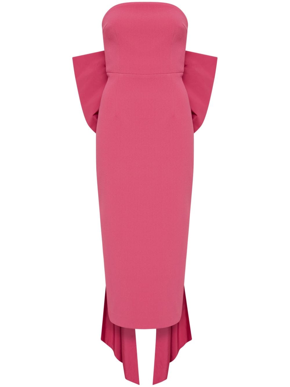 Rebecca Vallance Anais oversize-bow strapless midi dress - Pink von Rebecca Vallance