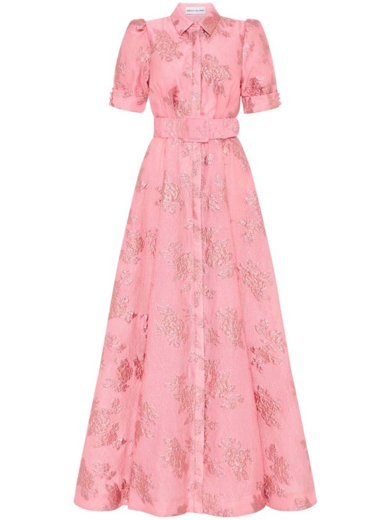 Rebecca Vallance Annette floral-brocade gown - Pink von Rebecca Vallance