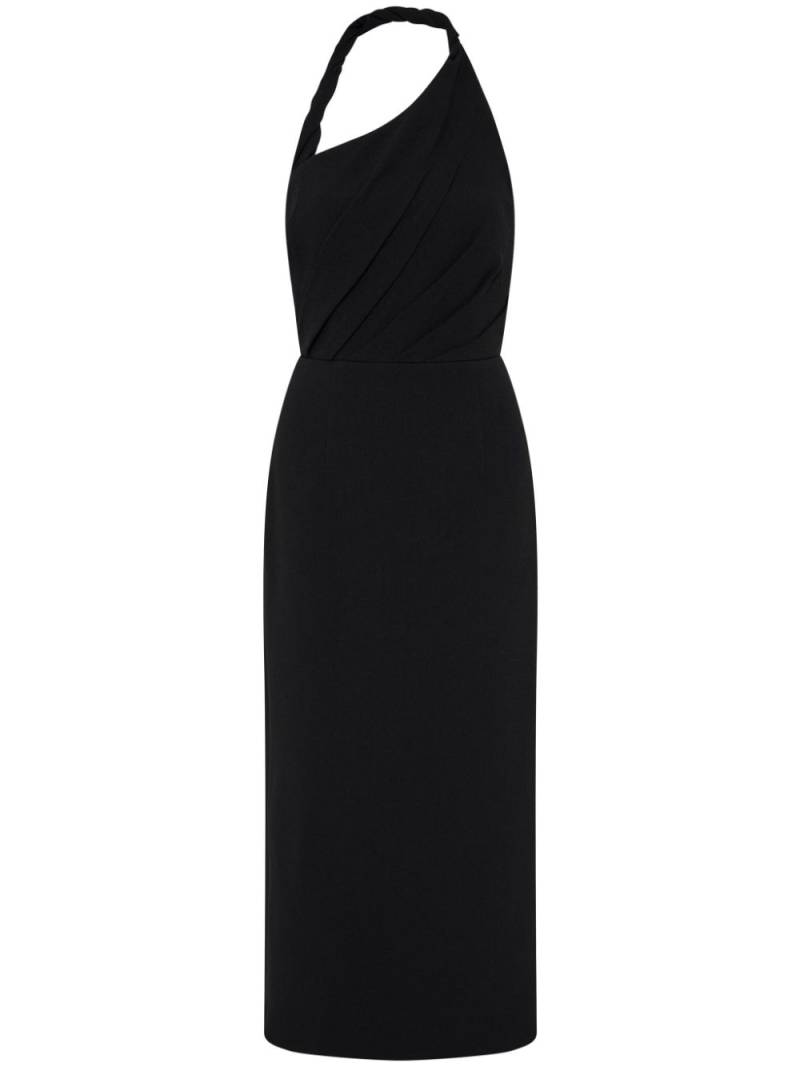 Rebecca Vallance Aria halterneck midi dress - Black von Rebecca Vallance