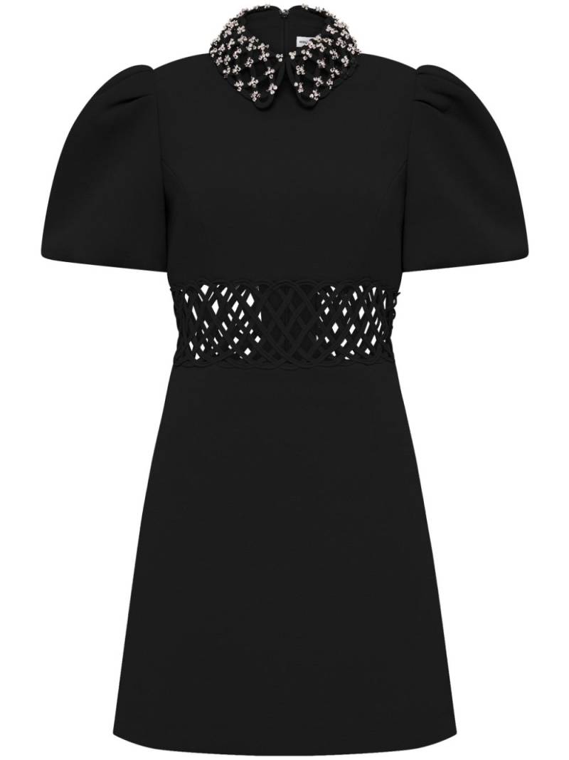 Rebecca Vallance Aubree collar mini dress - Black von Rebecca Vallance