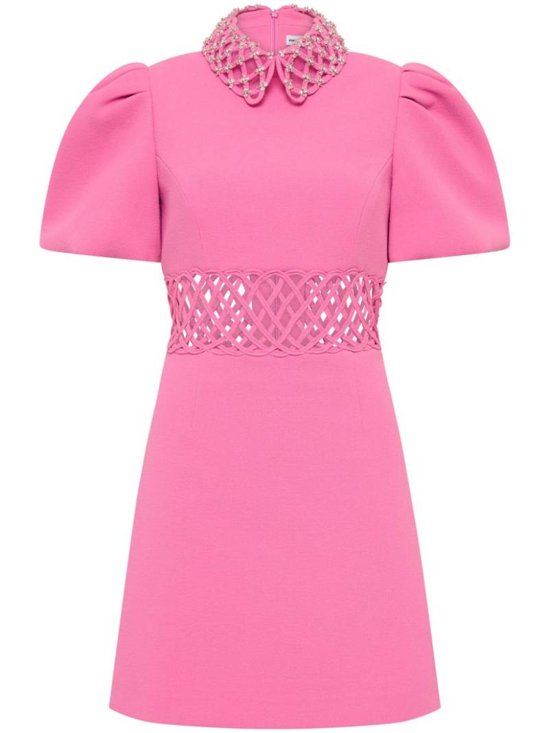 Rebecca Vallance Aubree crystal-embellished mini dress - Pink von Rebecca Vallance