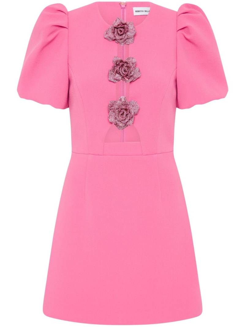 Rebecca Vallance Aubree flower mini dress - Pink von Rebecca Vallance