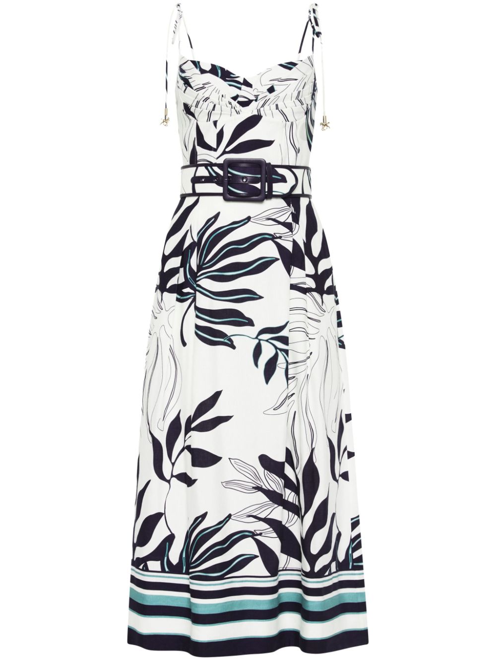 Rebecca Vallance Aurerlia midi dress - White von Rebecca Vallance