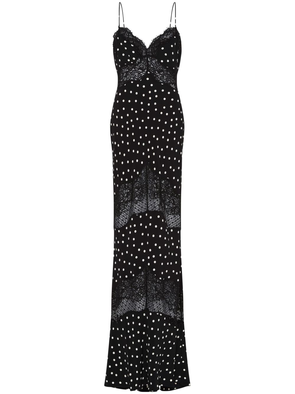 Rebecca Vallance Celyn polka-dot maxi dress - Black von Rebecca Vallance