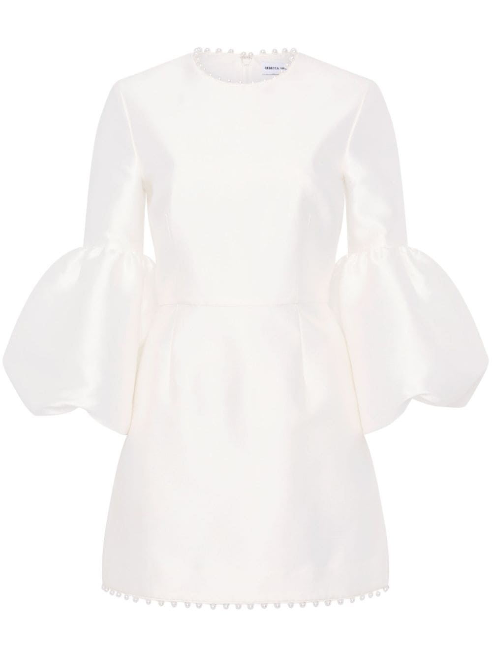 Rebecca Vallance Cristine pearl-embellished minidress - White von Rebecca Vallance