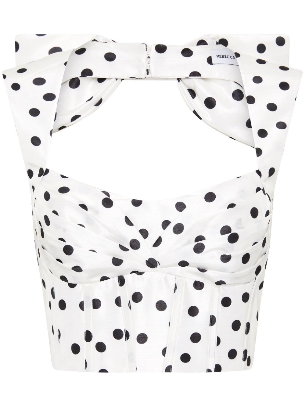 Rebecca Vallance Delia crop top - White von Rebecca Vallance